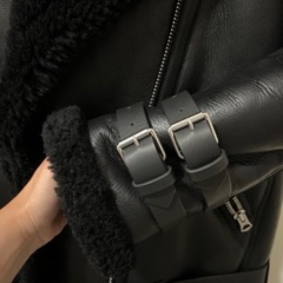 Acne Studios Iconic Velocite Shearling Jacket - Picture 3 of 14